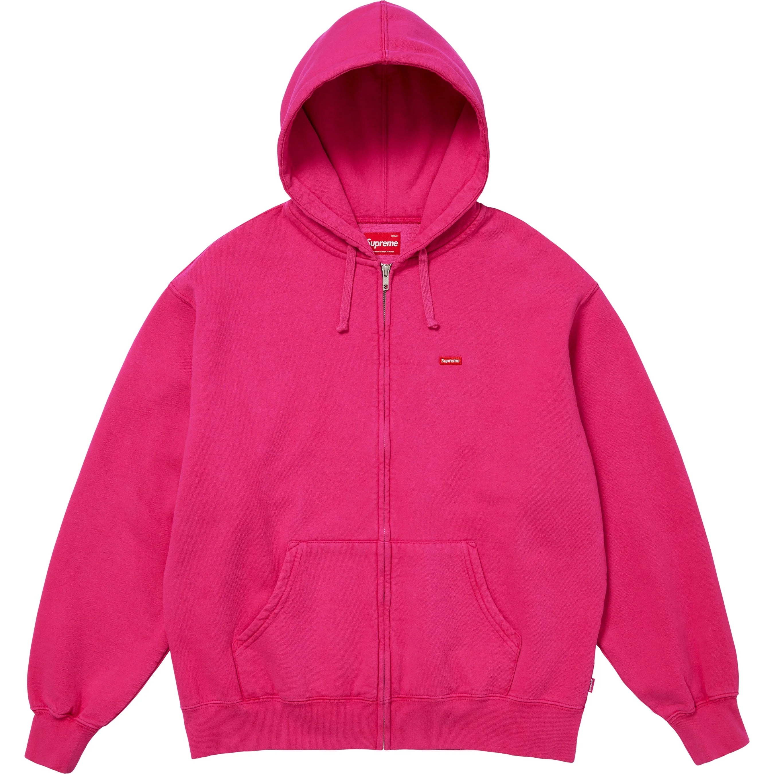 Small Box Zip Up Hooded Sweatshirt view 14